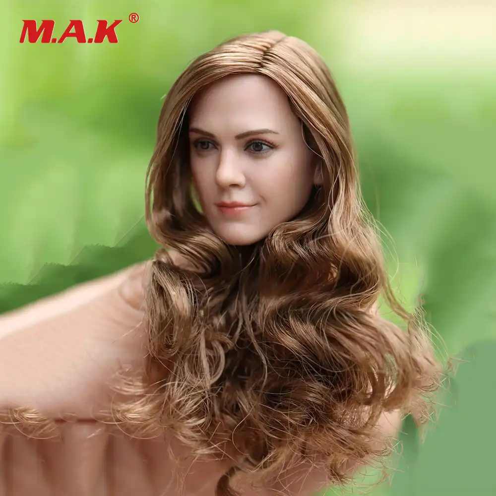 1 6 Scale Female Head Sculpt Hermione Emma Watson Smile Woman Head