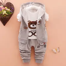 3 Pièces 0-deux Années bébé vêtements set 100% coton bébé garçon vêtements cartoon infantile filles tenues minnie enfant enfants sport costume