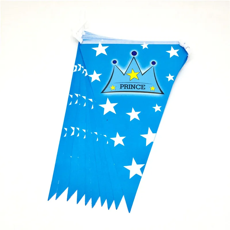 83 шт. флажки в виде короны принца|Одноразовая посуда для вечеринок| |