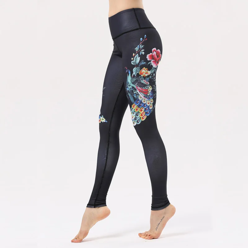 Женские спортивные штаны с высокой талией, марлевые Леггинсы для йоги, шагающие на ноги, красивые S-XL для фитнеса и бега