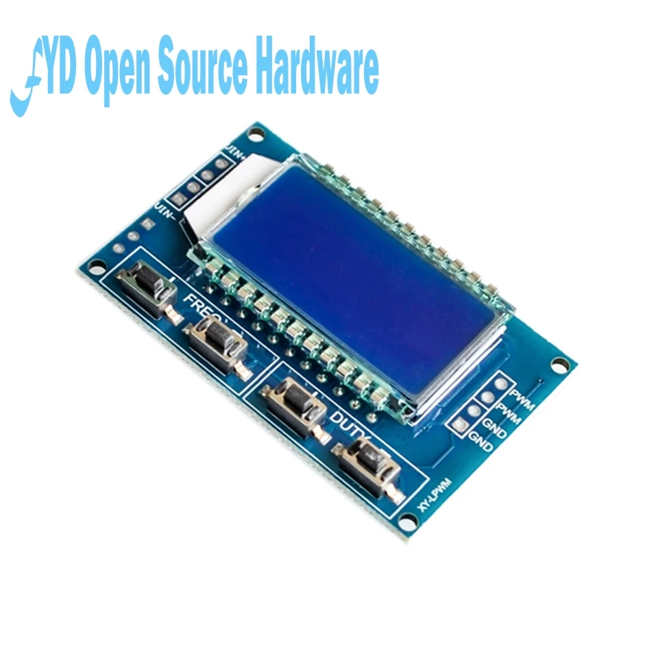 1pcs Signal Generator PWM Pulse Frequency Duty Cycle Adjustable Module LCD Display 3.3V-30V 1Hz-150Khz PWM Board Module