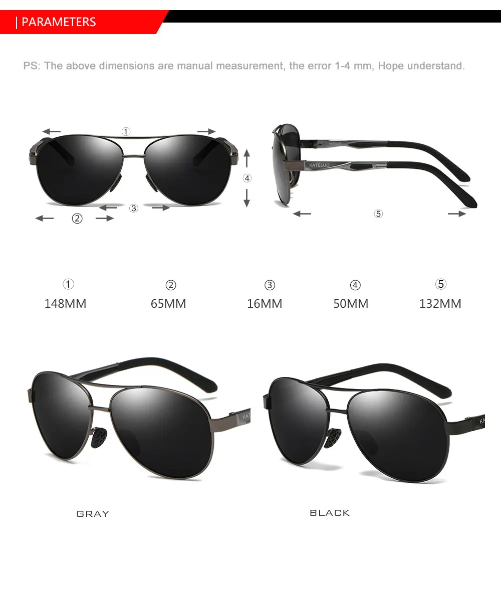 Сплав магния и алюминия, мужские солнцезащитные очки авиатор с поляризованными линзами для вождения, рыбной ловли, спорта, 7753