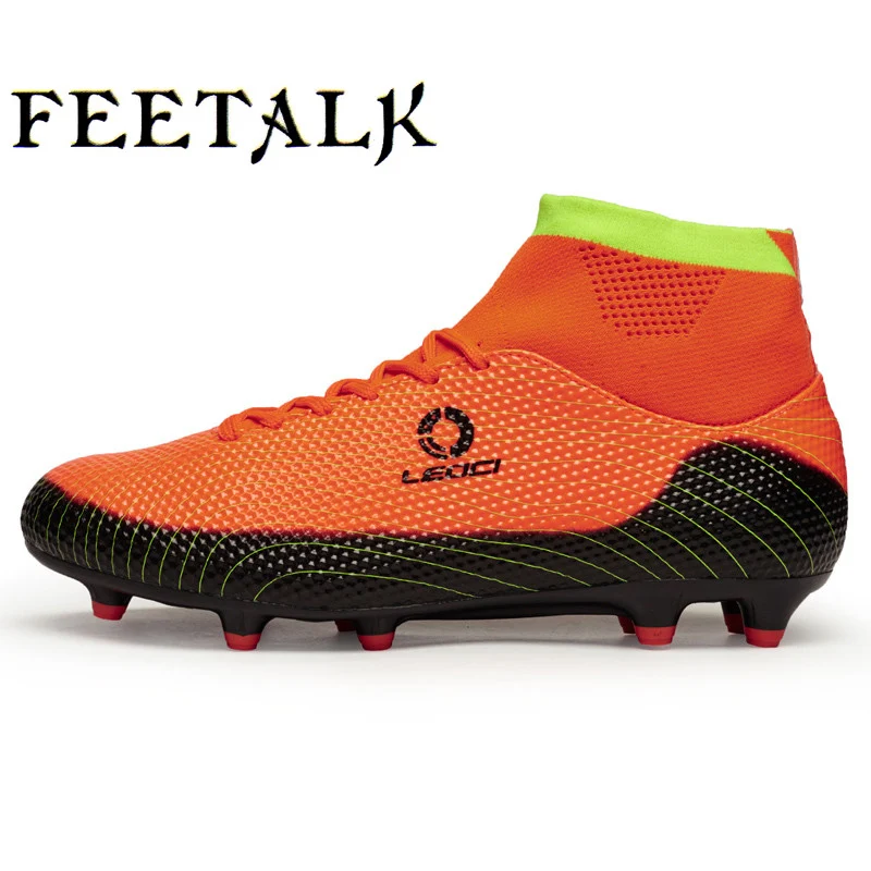 

Size 33~45 Men Boy Kids Soccer Cleats Turf Football Soccer Shoes TF Hard Court Sneakers Trainers New Design football boots