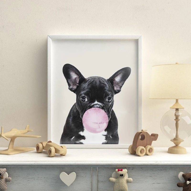 Bulldog canvas prints