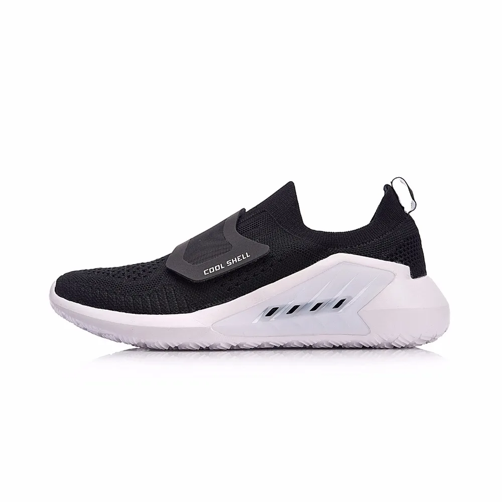 Женские прогулочные туфли Li Ning сверхдышащие кроссовки из моно пряжи спортивная