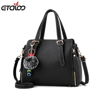

Bag female 2018 new fashion shoulder bag Korean simple wild Messenger bag handbag bucket bag