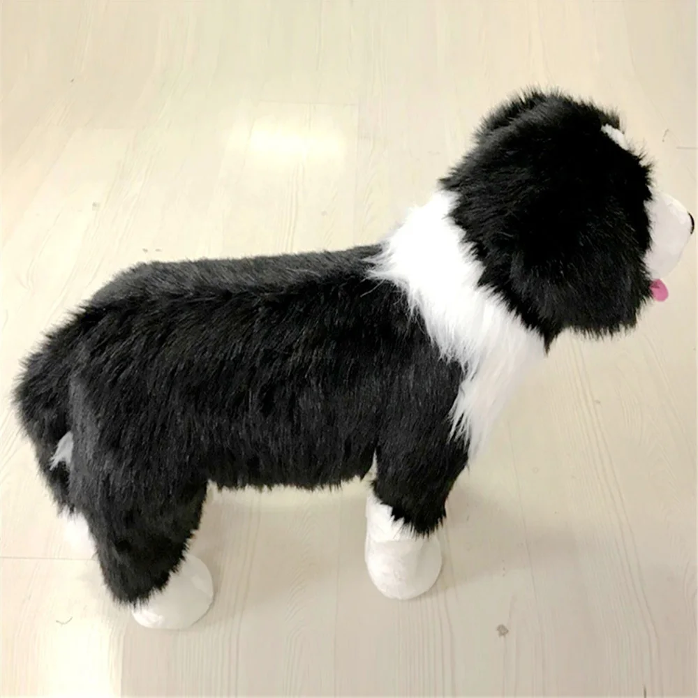 cute simulated animal dog plush toy stuffed soft realistic dogs doll can ride on the back children gift decoration 1