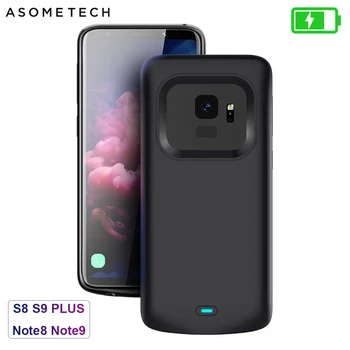 

Battery Case For Samsung Galaxy S9 S8 Plus Battery Power Wireless Charging Powerbank Case Power Bank For Samsung Note 8 Note 9