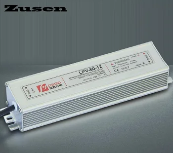 

Zusen LPV-60W LED Power supply 90~260VAC to 12V 24V 36V 48V waterproof ip67