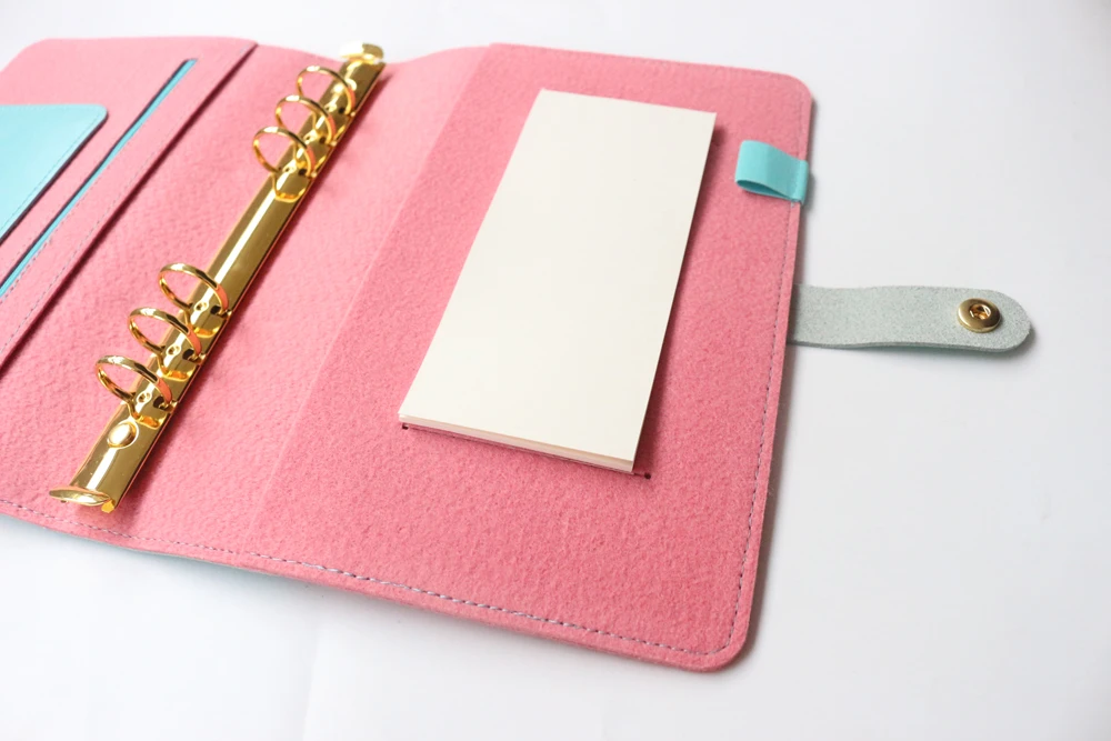 Милый войлочный офисный школьный дневник на спирали блокноты канцелярские товары, конфетный студенческий человек binder планировщик, органайзер, подарок, A5A6