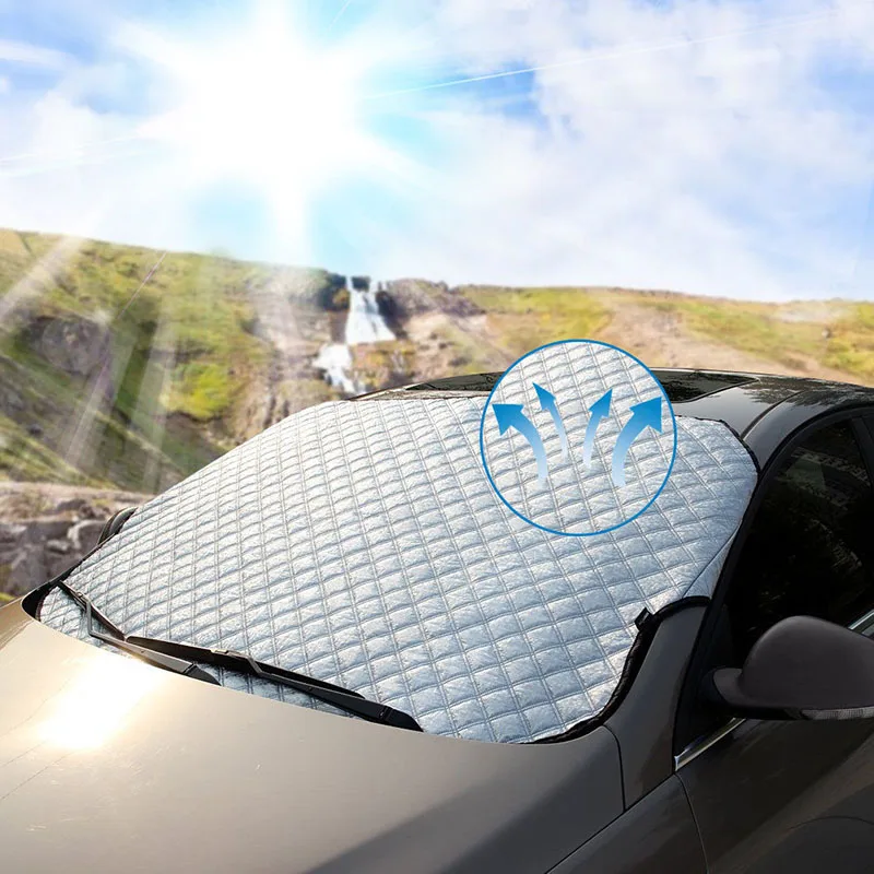 Mayitr Universal 4 seasons Car Front Windshield Anti Snow Ice Shield Cover Frost Protector Front Window