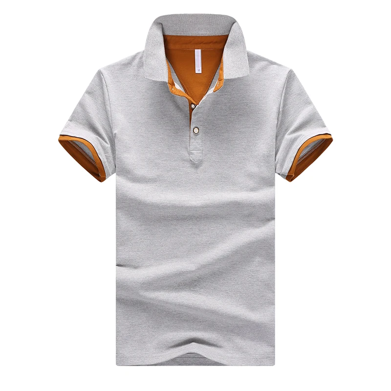 

Men's Casual Lapel Business Comfort Golf Shirt POLO Shirts -95% Cotton -Gray White Blue Black -M L XL 2XL 3XL