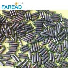 x30pcs 2,12*12 мм ISO11784/5 EM4305 RFID животный микрочип Икар номер