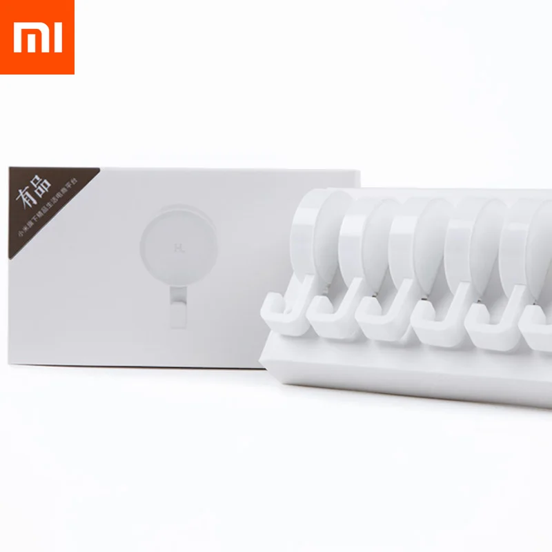 Xiaomi Mijia маленькие клейкие крючки крепкие для ванной спальни кухонные настенные крючки 3 кг Максимальная нагрузка Новое поступление