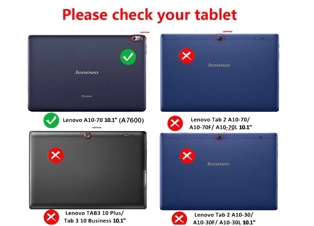 Чехол из искусственной кожи для lenovo A7600 Tab A10-80HC A10-70HV A7600F 10,1 ''чехол для планшета Fundas чехол