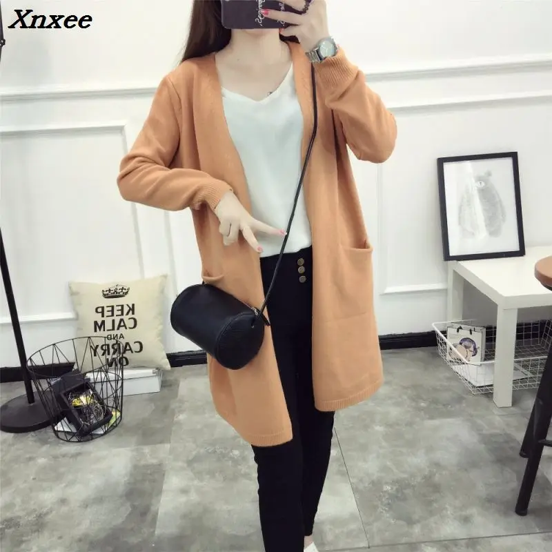 2018 sweater Spring pullover women tops Slim jumper casual pull femme Xnxee