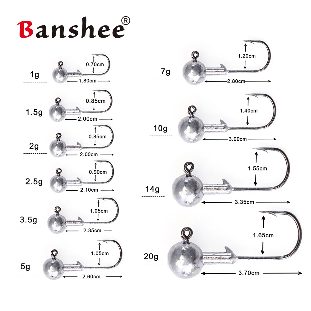 5 шт./лот JH 1 г 2 г 5 г 7 г 14 г 20 г Кривошип приманки из свинца голова сталь колючие Крючки рыболовные снасти аксессуары