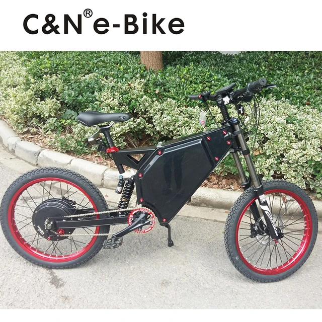 High Power 72v 5000w Electric Bike All Wheel Drive Electric Mountain