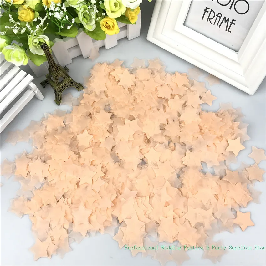 

15g/bag Biodegradable Cofitte Rainbow Love Heart Paper Confetti Wedding Party Confetti Table Decoration Decorative Supplies