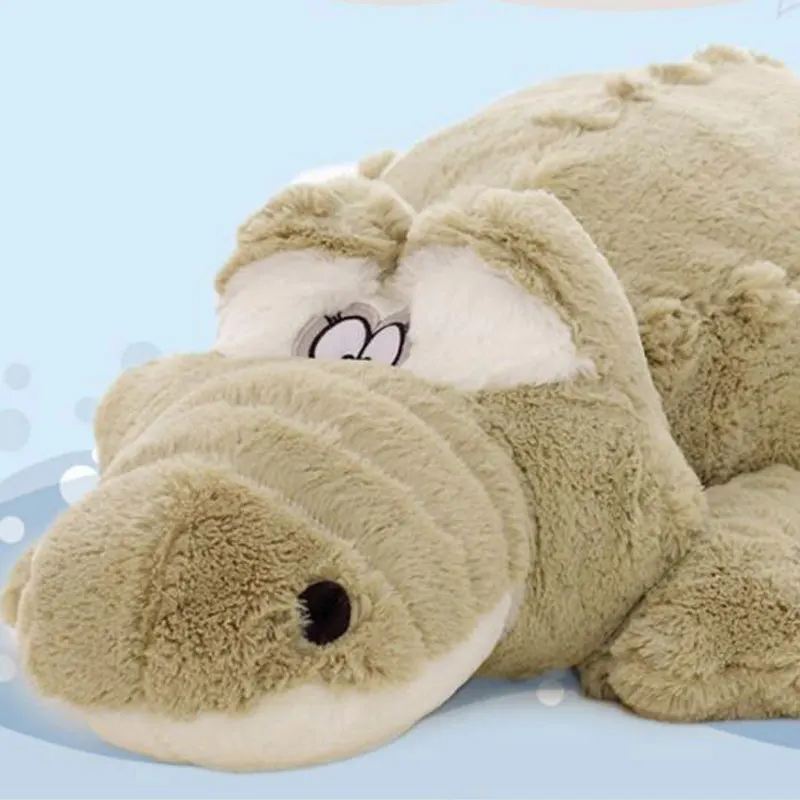 160CM Large Size Crocodile Plush Big Eyes Cock Crow Crocodile Sleeping