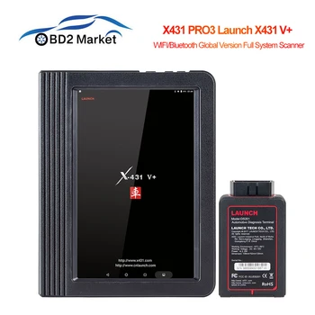 

X431 PRO3 Launch X431 V+ Wifi/Bluetooth Global Version Full System Scanner completely substitutes X431 Diagun III laptop
