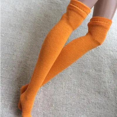 1 пара носки для кукол Блайт карамельного цвета чулок для Azone, Momoko, Barbies Blyth 1/6 аксессуары для кукол - Цвет: orange