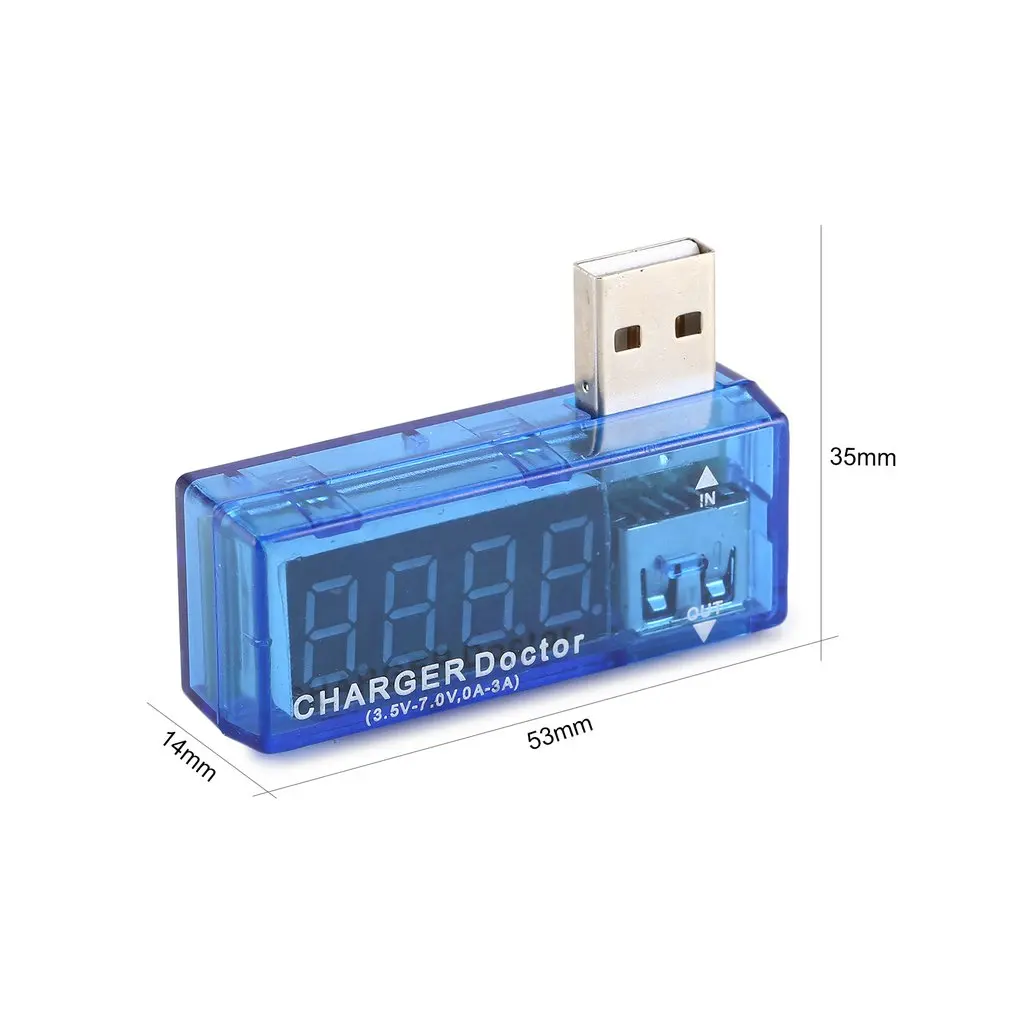 Цифровой usb зарядное устройство Доктор амплитудный вольтметр измеритель