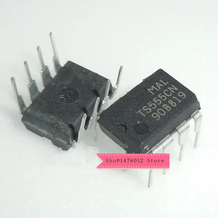 5 Pezzi TS555CN 555 DIP8 ST IC Timer NIEDRIGE Potenza CMOS A - Foto 6