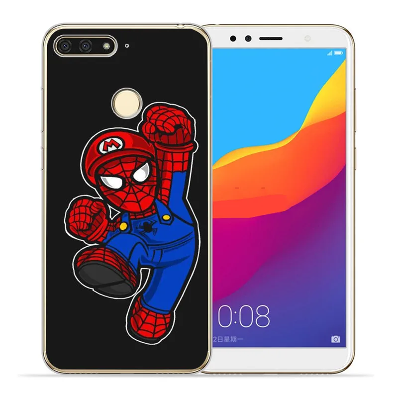 Роскошный Ститч мультфильм marvel для huawei II Y5 Y6 Prime Nova 2 3 4 3I Plus чехол для телефона Coque Etui funda Capinha