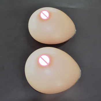 

Retail 2400g/pair DD and E cup large breast silicone for crossdreser
