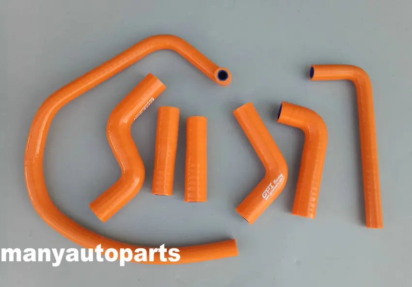 Силиконовый шланг радиатора оранжевый для KTM 400 525 EXC 400EXC 525EXC 02 03 04 05 06 2002|orange hose|orange