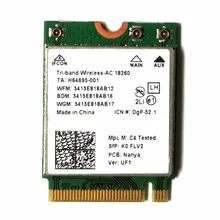 Беспроводной AC 18260 802.11ac 1200 Мбит/с мини PCi Express M2 NGFF WiFi адаптер+ Bluetooth 4,2 для Intel 18260NGW Windows 7/8. 1/10