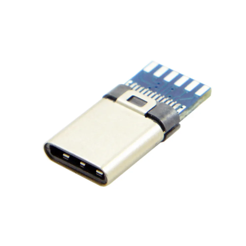 Jimier DIY 24pin USB 3 1 Тип C Стандартный Штекерный разъем SMT типа с 5 мм черный/белый SR и