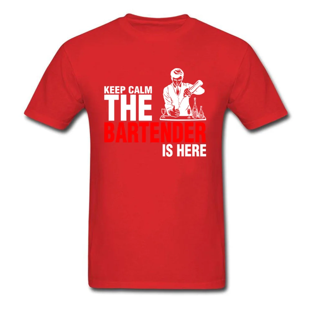Keep Calm The Bartender Is Here_red