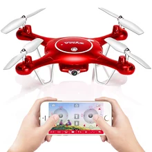 SYMA X5UW Drone with Camera FPV WiFi HD 720P Real-time Transmission Quadcopter 2.4G 4CH RC Helicopter Dron Quadrocopter Drones 2017 new toy rc drones xt 1 drone with camera hd foldable rc helicopter 2 4ghz 4ch 6 axis wifi fpv rtf dron real time quadcopter