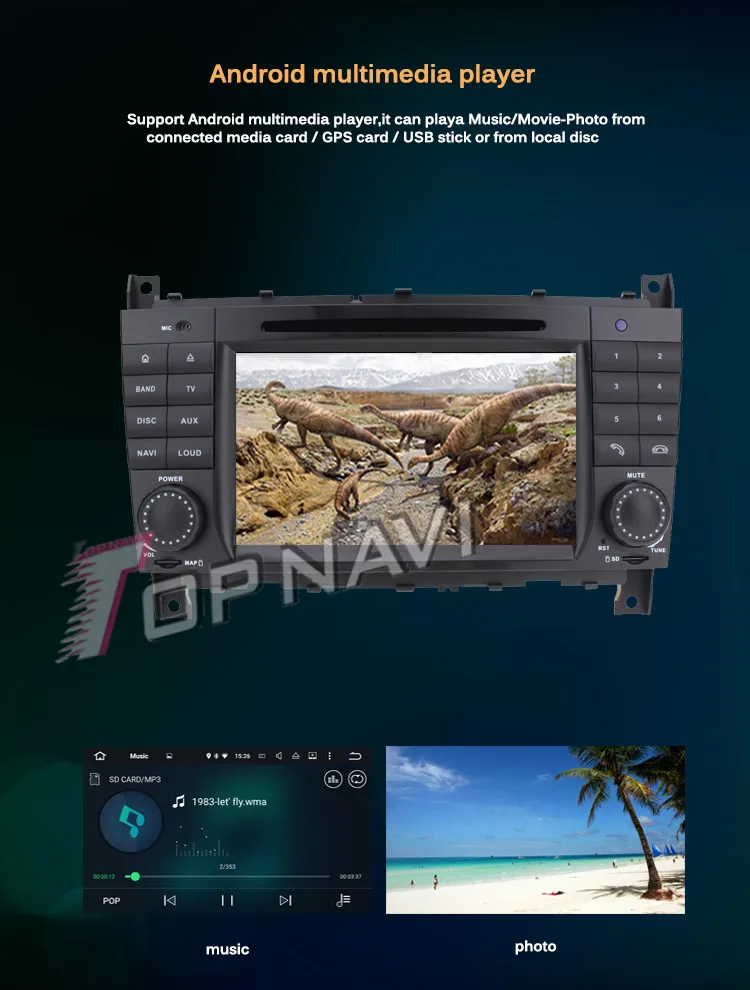 Perfect Topnavi 7" Android 7.1 Car PC DVD Player For Benz C-Class W203 (2004 2005 2006 2007)/CLK W209 (2004-2005) Stereo GPS Navigation 28 Perfect Topnavi 7" Android 7.1 Car PC DVD Player For Benz C-Class W203 (2004 2005 2006 2007)/CLK W209 (2004-2005) Stereo GPS Navigation 28