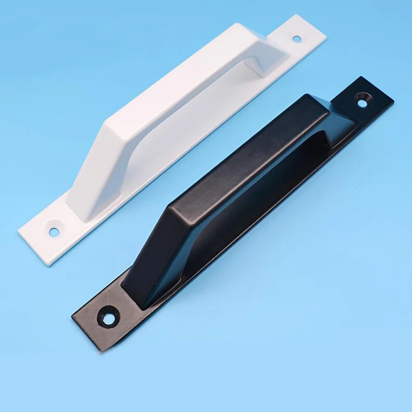 

1pcs Black white Aluminum alloy Door Handle for Aluminum Extrusion Profile,Wooden door handle, hole distance 175mm