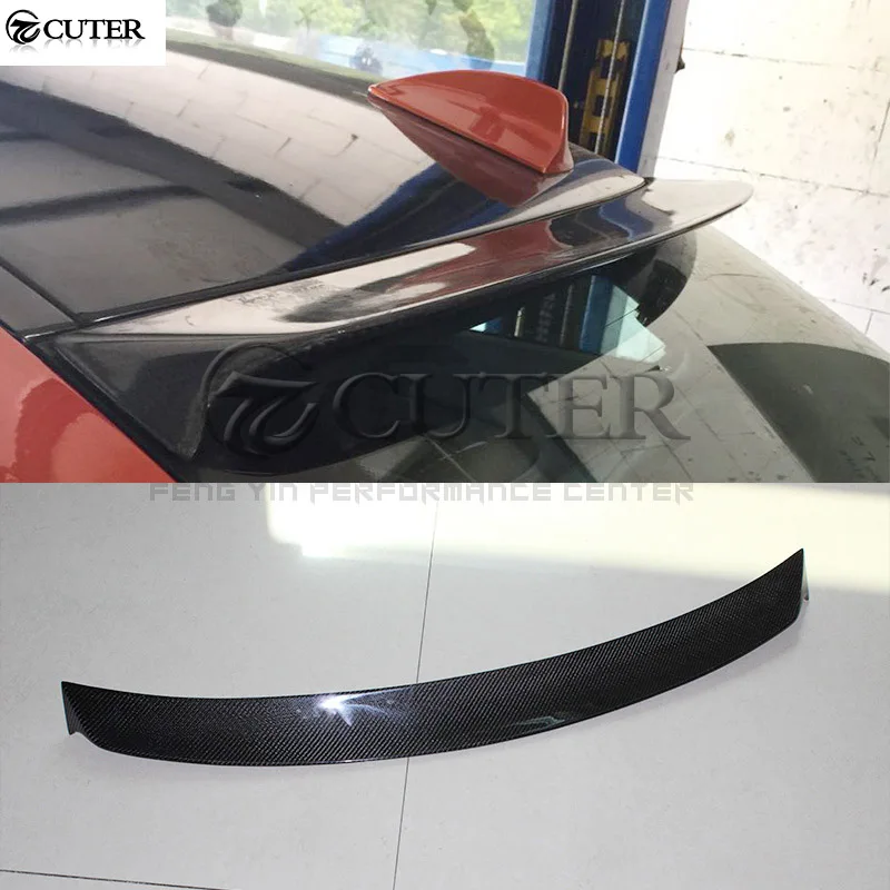 E87 задний спойлер из углеродного волокна крыша крылья верхние для BMW 120i 125i 128i 1