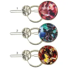 Винтажные из металлического сплава, заколка в виде лягушки, для женщин, цветная уксусная кислота, ювелирное изделие, заколка для волос, круглое кольцо, Геометрический стиль, боковая челка, заколка