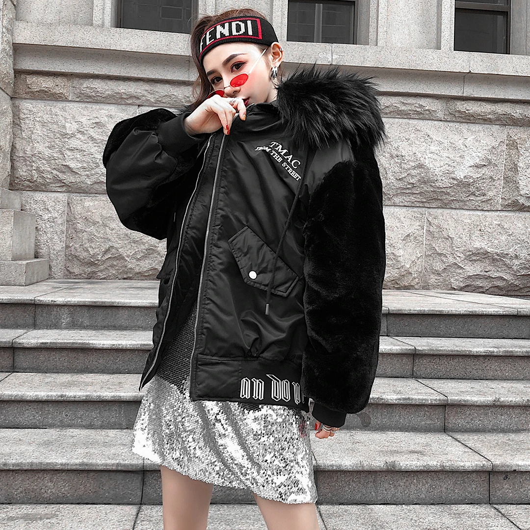 AELFRIC Thick Wool Jackets Man Women Harajuku Streetwear Winter Fleece Casual Streetwear Jacket Warm Skateboard Overcoats QA30