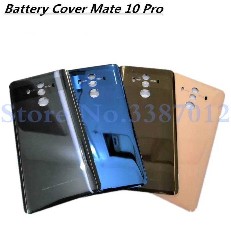 Оригинальная задняя крышка для Huawei Mate 10 Pro стекло Крышка батарейного отсека
