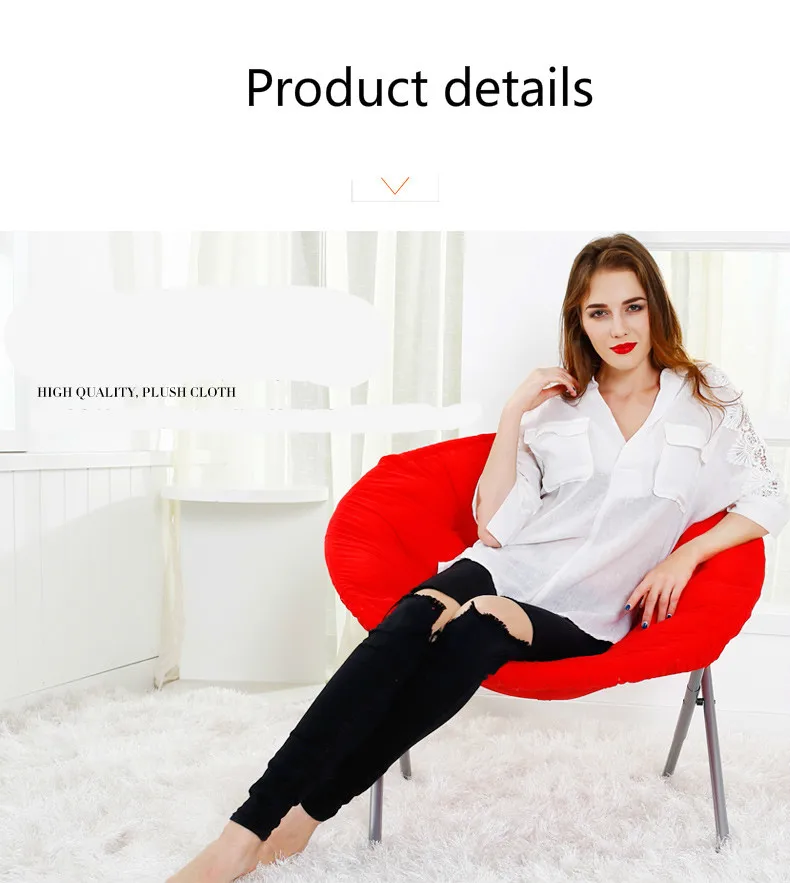 Perfect Simple modern fashion high quality small sofa chair computer folding chair large bearing capacity free shipping 25