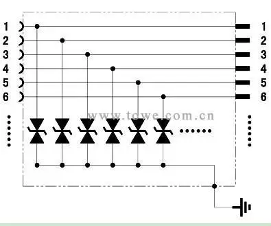 Тау AP-DB25-V24/25 25-контактный разъем d-типа, 12 V Защита линии передачи данных RS232 RS422 RS485 разъем стабилизатор напряжения УЗИП