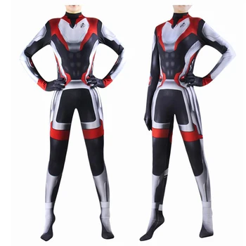 

Movie The Avengers Endgame Quantum Realm Cosplay Costume Superhero Unisex Zentai Jumpsuit Halloween Carnival Fullbody Suit