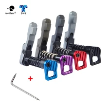 Скелетонизированый текстурированная ЧПУ закончили двойной боковой(левый и правый) Журнал поймать релиз для M4/M16 серии Airsoft AEG цвета красный, серый