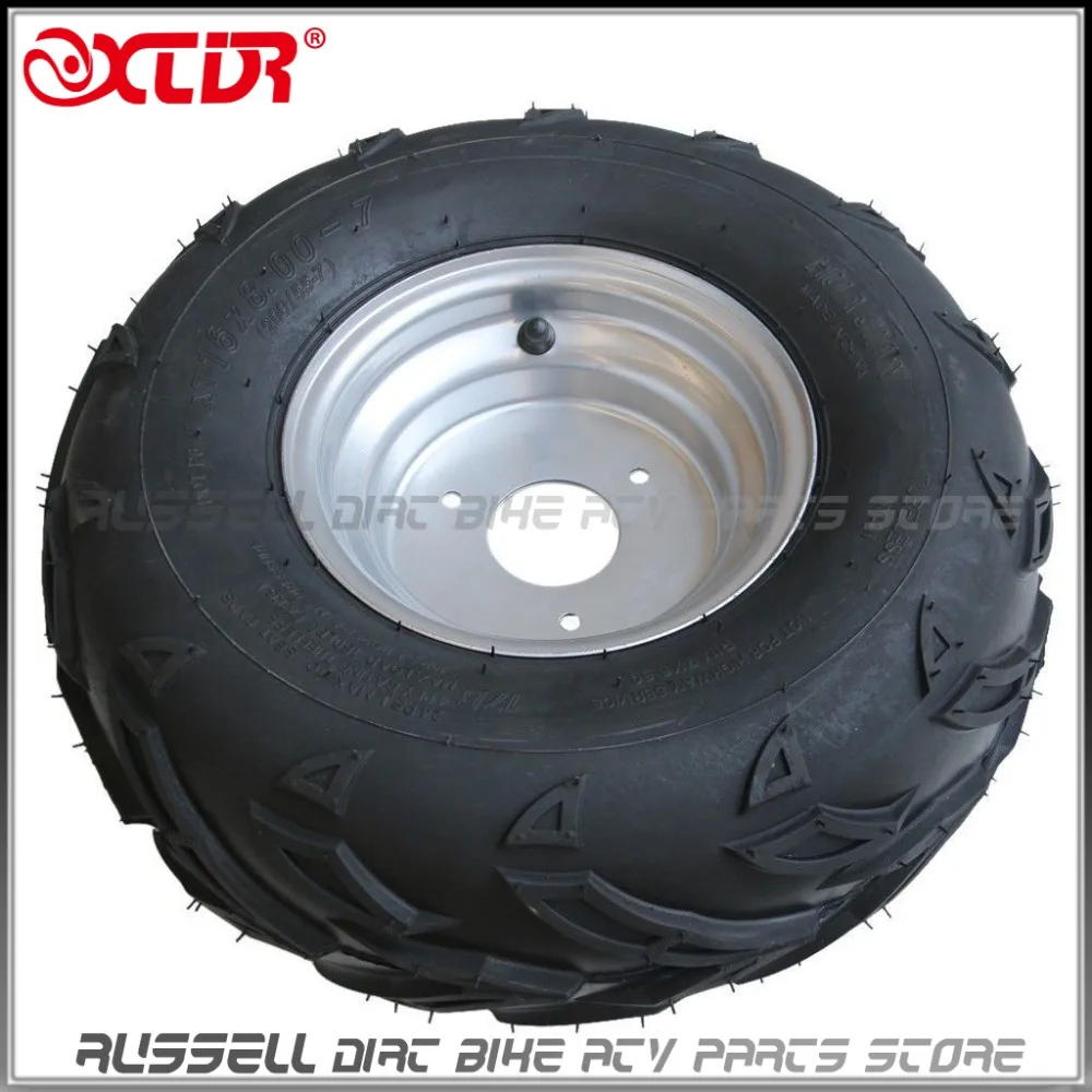 Шина и обод колеса 16x8 7 для ATV Quad SunL 110cc переднее заднее колесо Taotao 125cc Go Kart|wheels for
