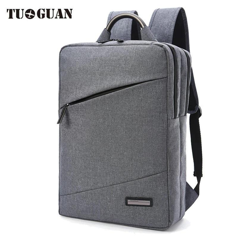 

Fashion Waterproof Men's Backpack Business 15.6 inch Laptop Computer hand Bag Schoolbag College Student Back Pack for teenage B9