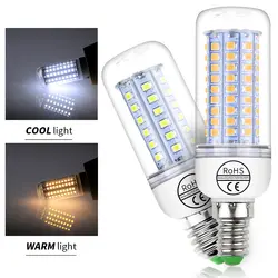 Led E27 кукурузы лампы E14 SMD 2835 220 V Led 230 V лампочки для домашняя люстра свечи потолка лампада 30 36 48 56 69 89 102 светодиоды