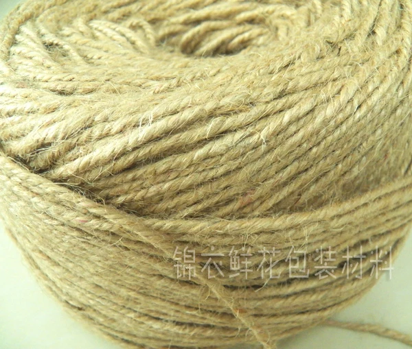 

30MM/80M Natural Burlap Hessian Jute Twine Cord Hemp Rope String Gift Packing Strings Christmas Event & Party Supplies