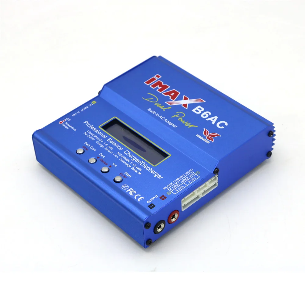 Imax B6 AC RC 충전기 80W B6AC 6A 밸런스 충전기 디지털 LCD 화면 리튬 이온 LiFe Nimh Nicd PB Lipo 배터리 방전기
